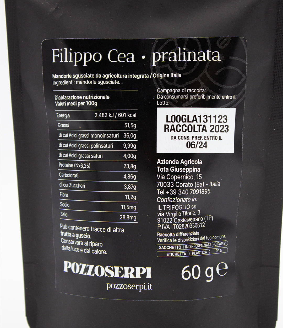 "Filippo Cea" almonds - Praline